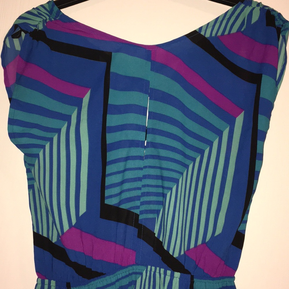 Miss Selfridge Retro Stripe Summer Dress - Picture 4 of 4